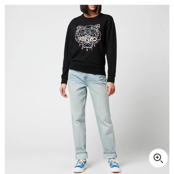 Kenzo Sweaters - KENZO TIGER FACE CREW SWEAT
BLACK Size S Small